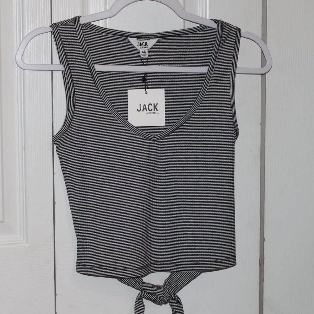 NEW Jack by BB Dakota Stripe Crop Top